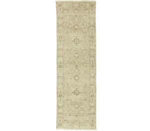 Muted Floral Transitional Oriental Runner Rug Hallway Kitchen Carpet 2'6X8'2 ft - Picture 1 of 16