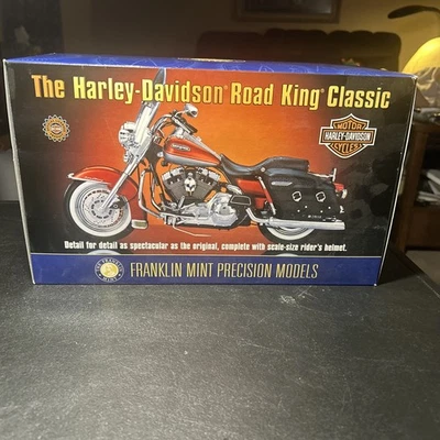 Franklin Mint Harley Davidson 1999 Road King Classic 1:10 Die-Cast Model B11YP95 - Image 1 of 4