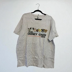 Disney Crew Star Wars Graphic V-Neck T-Shirt 2XL Bella + Canvas Cotton Polyester - Picture 1 of 4