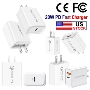 Mesmart US 20W USB+TYPE-C Fast Rapid Charger Cube Block For Samsung Cell Phone - Picture 1 of 26