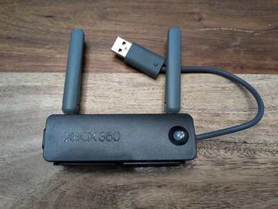 Official Xbox 360 Wireless N Network Adapter WiFi Dual Antenna TESTED - Image 1 of 2