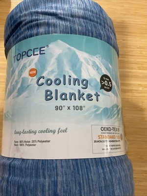 Topcee Cooling Blanket(90"x108"King Size) for Night Sweats Absorbs Heat to Ke... - Image 1 of 4