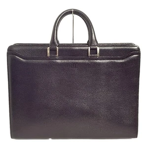Auténtico bolso de negocios DAKS - de cuero negro - Imagen 1 de 8