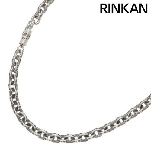 CHROME HEARTS Collana uomo argento 18 pollici cuori cromati CATENA CARTA usata e359a03daa0c4a906