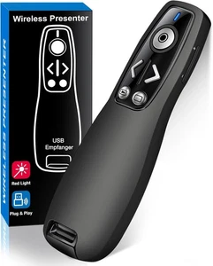Presentation Clicker Wireless Presenter Remote for PowerPoint, Powerpoint Clicke - Picture 1 of 4