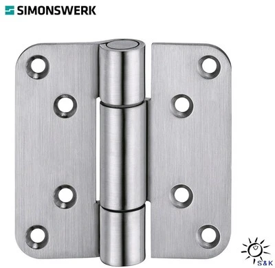 2 Stk. SIMONSWERK Objektband 160 kg VARIANT VN 2929 Edelstahl matt 160mm 22,5mm