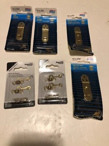 Classic solid brass hook hasp - Picture 1 of 7