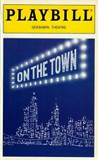 "On The Town" Cast Signé (X9) Palybill daté 1998