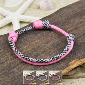 ❦ Armband Fußband MOMO | Paracord | 4 mm | Surfer | Verschiebeknoten | 01 ❦ - Bild 1 von 5