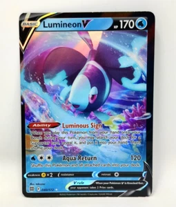 Lumineon V - 040/172 Brilliant Stars - Ultra Rare Holo - Pokemon TCG - NM - Picture 1 of 4
