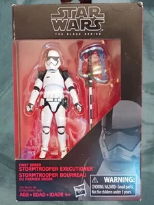 Hasbro Star Wars Black 017 Series First Order Stormtrooper Executioner Action Fi - Picture 1 of 4