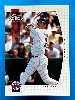 Donruss Team Heroes Joe Mauer #183 2005 Foto 1 de 2