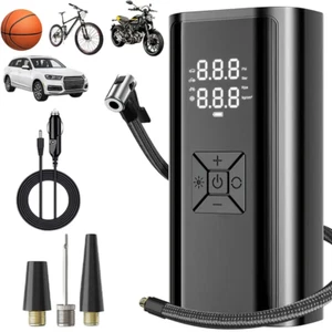150PSI Air Pump Tire Inflator Portable Air Compressor Moto Pump for Car Bike - Picture 1 of 10