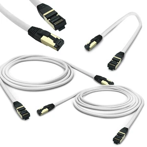 Patchkabel CAT 8.1 Netzwerkkabel LAN S/FTP  Ethernet Netzwerk Kabel 0,25 - 20 m - Bild 1 von 13