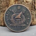 1787 Fugio Cent Reproduction Known As The Benjamin Franklin Cent