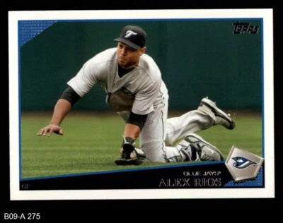 2009 Topps #275 Alex Rios Blue Jays 8 - NM/MT - Image 1 of 2