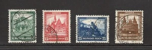 Germany 1931 Welfare Fund Buildings SG472-75 Set of 4 VFU. - Imagen 1 de 2