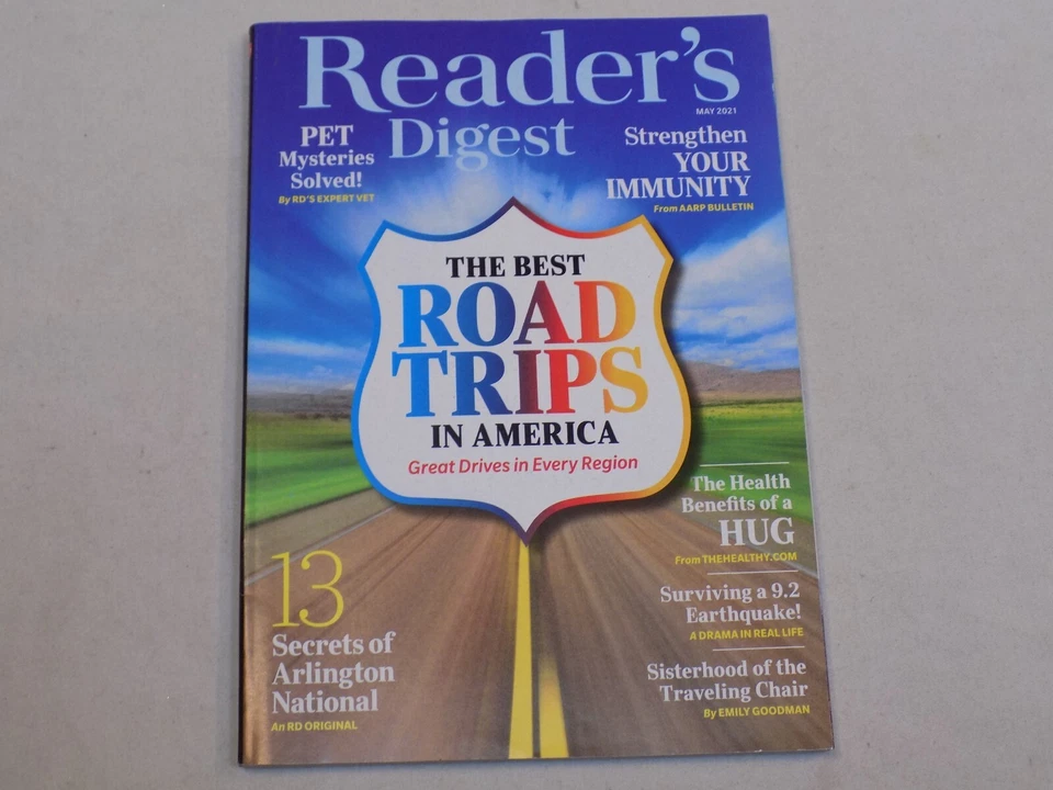 Reader's Digest Magazine May 2021 Secrets Arlington National Cemetery Immunity  - Image 1 of 1