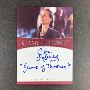 HBO Game of Thrones Tara Fitzgerald as Selyse Baratheon, On Card Auto - Imagen 1 de 2