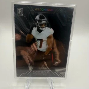 2023 Wild Chrome Bijan Robinson black RC 2/2 - Picture 1 of 2