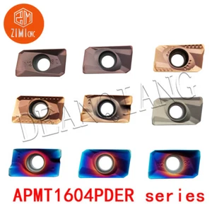90° APMT1604PDER CNC square shoulder right angle series milling inserts For 400R - Foto 1 di 15