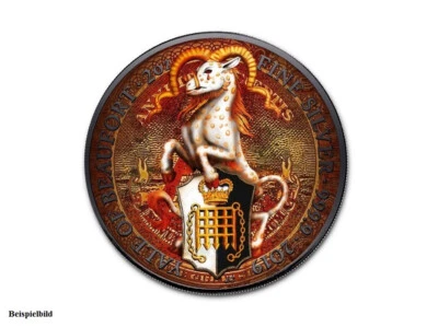 Queens Beasts Yale of Beaufort Baphomet Edition 2019 - 2 OZ 999 Silber - Bild 1 von 4