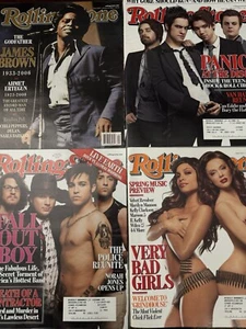 (21) Rolling Stone Magazines 2007 Amy Winehouse FALLOUT BOY Panic At The Disco - Picture 1 of 16