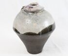 Christopher Heede Studio Pottery 11.5" Vase Christoph Arizona Artist Matte Black