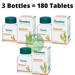 Himalaya Shatavari Tablets (60tab) Herbal Women's Wellness, Pack of 3 - Picture 1 of 5