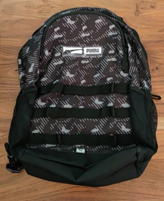 #327L Puma Sport Rucksack Backpack Akademy Original Sportswear neu schwarz - Bild 1 von 4