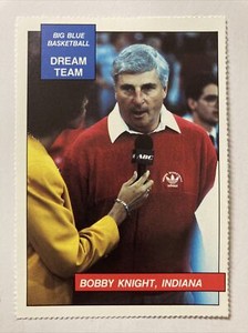 Bob Bobby Knight 1991 Wildcat News Big Blue INDIANA HOF Coach Card #24  (100)