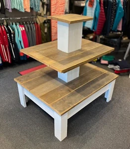 Große Ladenbau Pyramide massiv Holz Massivholz - Sehr guter Zustand! - Bild 1 von 2