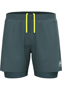 ODLO ZERO WEIGHT 5 INCH 2-in-1 Men's Running Shorts Track Pants - Picture 1 of 8