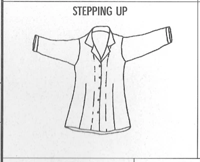 FLAX LINEN Stepping Up Jacket fitted blouse med weight FLAX Large fits XL COLORS - Image 1 of 4