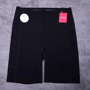SPANX Every Wear Bike Shorts Womens Size SMALL Black 9"  - Picture 1 of 7