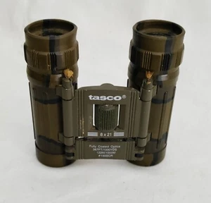PRISMÁTICOS TASCO 8 X 21 - CAMUFLAJE - COMO NUEVOS - Imagen 1 de 4