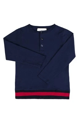 NWT NEW Gucci boys girls blue grey white T-shirt red web 4y 5y 6y 12y 410011 - Image 1 of 4