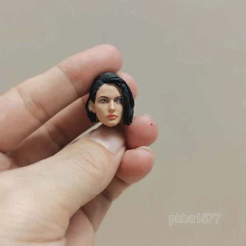 Painted 1/12 Jill Female Girl Head Sculpt Soldier Head For 6" SHF Action Figure Cover