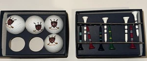 Vintage 90s Ralph Lauren Polo Golf Balls And Wooden Tees - Picture 1 of 3