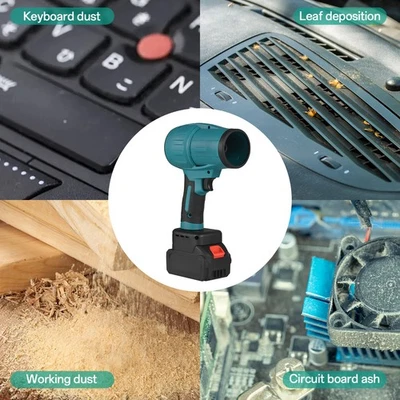 Handheld Electric Air Duster Cordless 35000RPM Stepless Speed Adjustable NXQV - Image 1 of 4