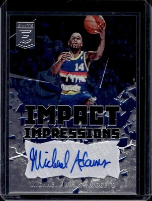 Michael Adams 2021-22 Donruss Elite #II-MAD Impact Impressions Auto - Image 1 of 2