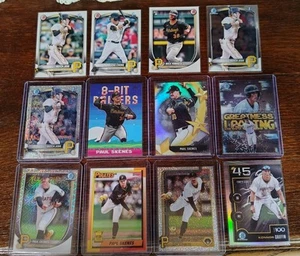 2025 TOPPS SERIES 1/ BOWMAN BASEBALL PIRATES LOT, 4 PAUL SKENES, GRIFFIN, JEBB - Picture 1 of 20