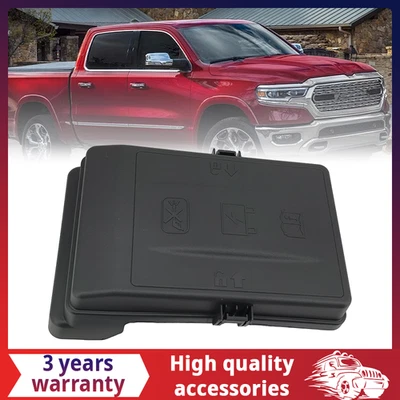 New Black Fuse Box Cover Fit for Ram 1500 2019-2024 Replacement Foto 1 de 4