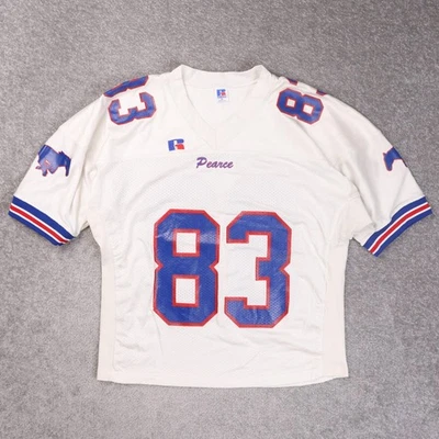 Camiseta de Colección Russell Athletic Texas Memorial Mustangs Blanca Azul Talla XL Foto 1 de 4