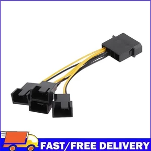 D-Port Computer CPU PC Case Fan 3Pin Fan Cable 1 to 4 Ways Power Splitter - Zdjęcie 1 z 15