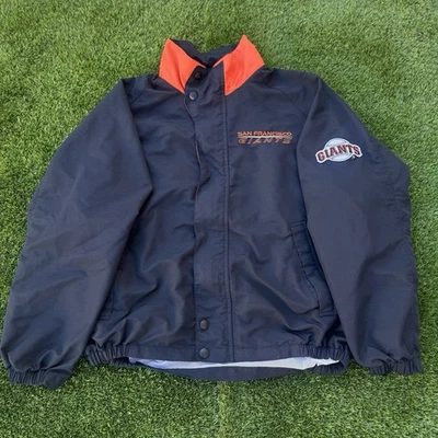 VTG 90 Mirage San Francisco Giants Mens Jacket Hvy Light W Mesh Lining X Large - Image 1 of 4