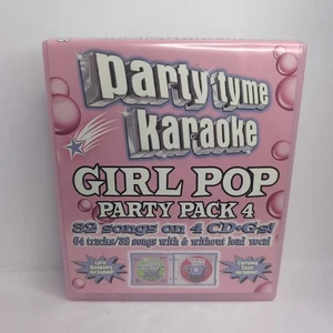 Party Tyme Karaoke: Girl Pop Party Pack 4 by Various (CD, 2011) - Bild 1 von 2
