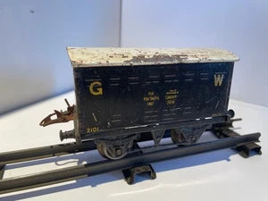 Vintage Hornby O Gauge Tinplate -No. O Fish Van GWR circa 1930'3 - Picture 1 of 10