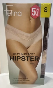 Felina - Stay In Place Hipster Unterwäsche - 5er Pack - Damengröße Small - ohne Etikett - Bild 1 von 4