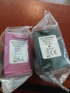 Wkłady atramentowe Wekva 61XL do HP - jeden czarny i jeden trójkolorowy -... - Zdjęcie 1 z 2